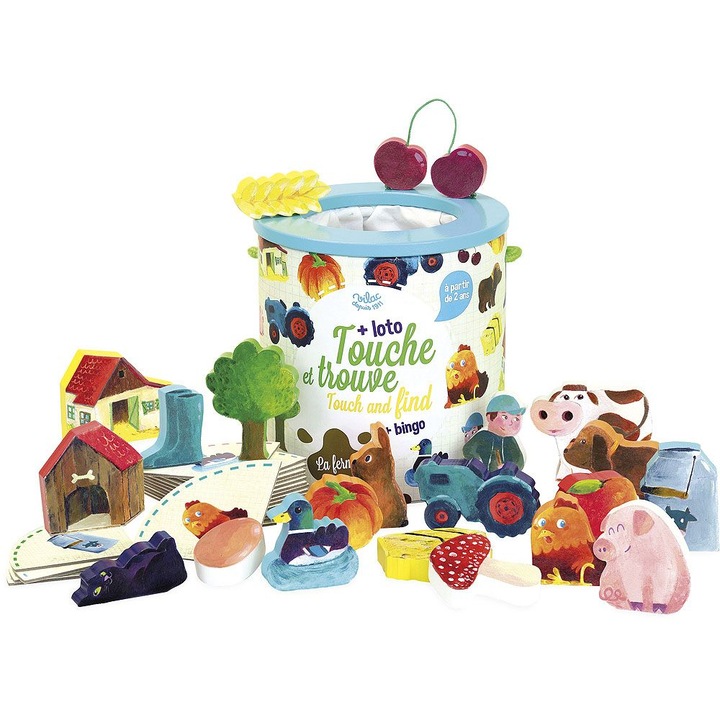 Figurakészlet, Vilac, 21 db, Fa, +3 év, Többszínű