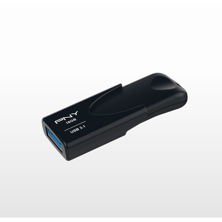 Stick USB PNY Attache 4, 16GB, USB 3.1 Negru