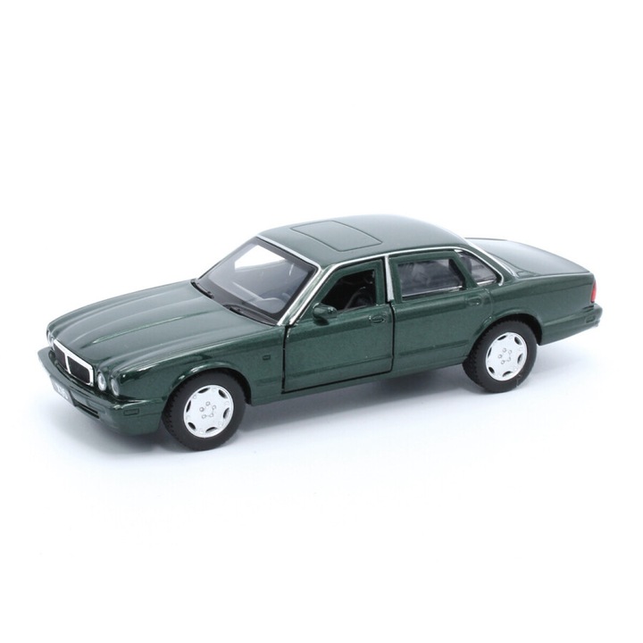 Tayumo Jaguar XJ6 modellautó, 1:36, smaragdzöld