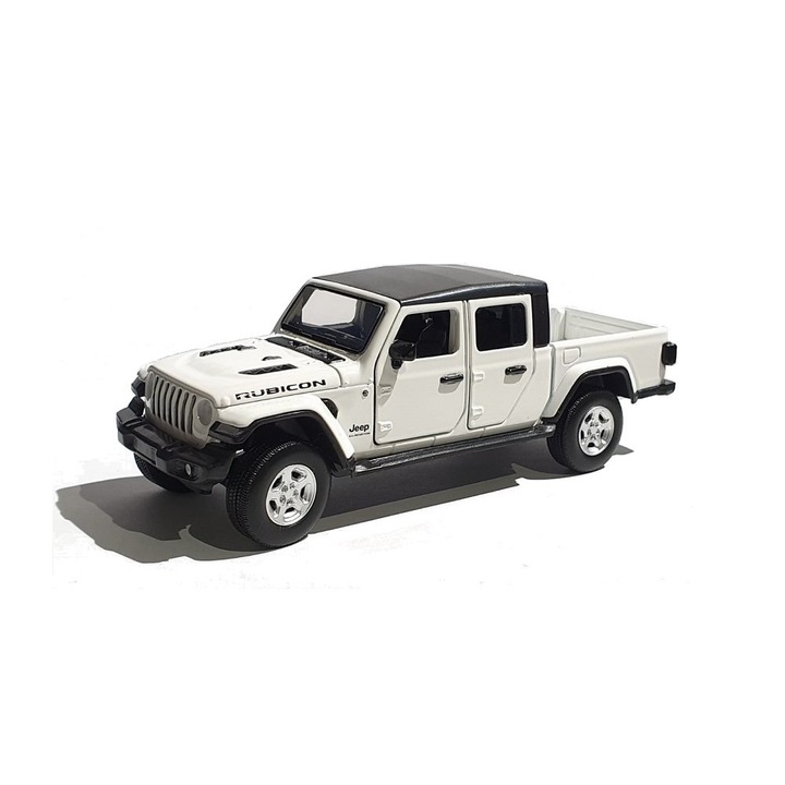 White Jeep Gladiator modellautó, fényekkel, hangeffekttel, 1:32 Tayumo