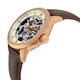 Ceas Fossil Automatic Skeleton Dial Beige Leather Ladies Watch ME3078 DE DAMA