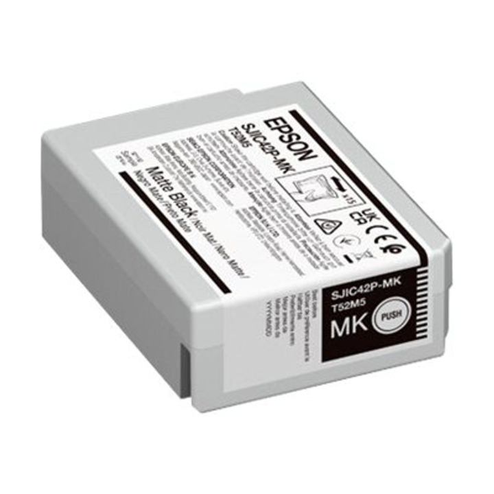 Epson SJIC42P-MK tintapatron 1 dB Kompatibilis Matt fekete (C13T52M540)