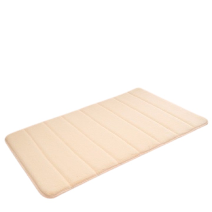 Covoras de baie cu memorie, Crem 800x500mm