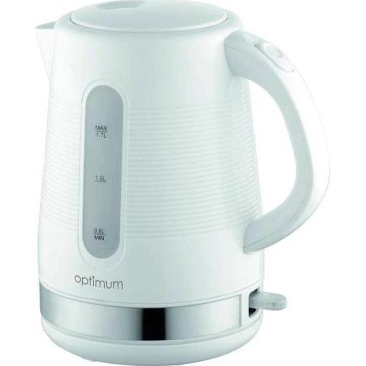 Fierbator C420, Eldom, 1,7L, 2200W, sticla si otel inoxidabil, iluminare LED, baza rotativa 360°