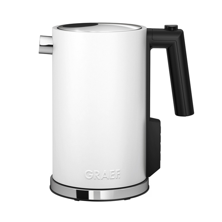Чайник Graef WK 901, 2000 W, 1.2 L, бял