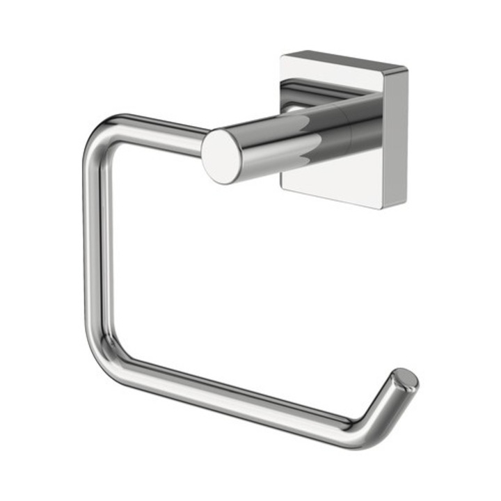 Suport hartie igienica fara capac Lenz Rain crom