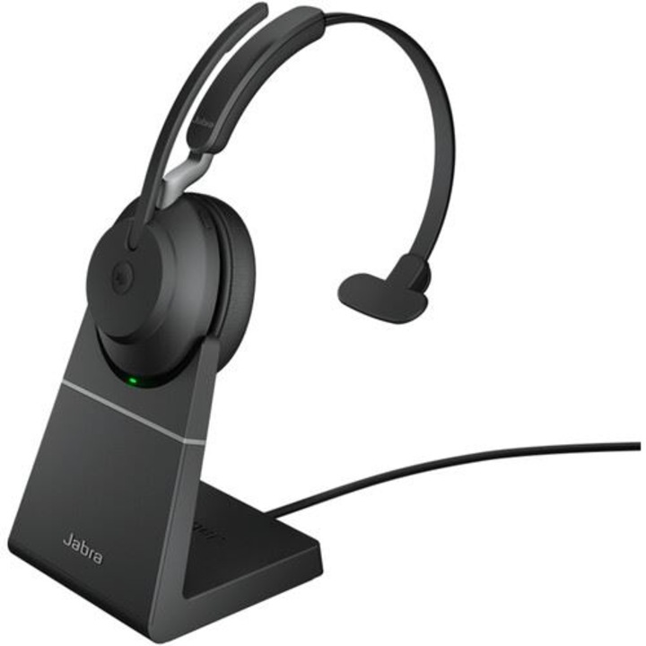 Слушалки с микрофон Jabra Evolve2 65 UC Mono, Bluetooth Черни