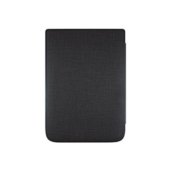 E-könyv olvasó PocketBook HN-SLO-PU-U6XX-DG-WW borító PocketBook Basic Lux 2, PocketBook Touch Lux 4, színes, Touch Lux 5, Touch HD 3 készülékekhez Sötétszürke