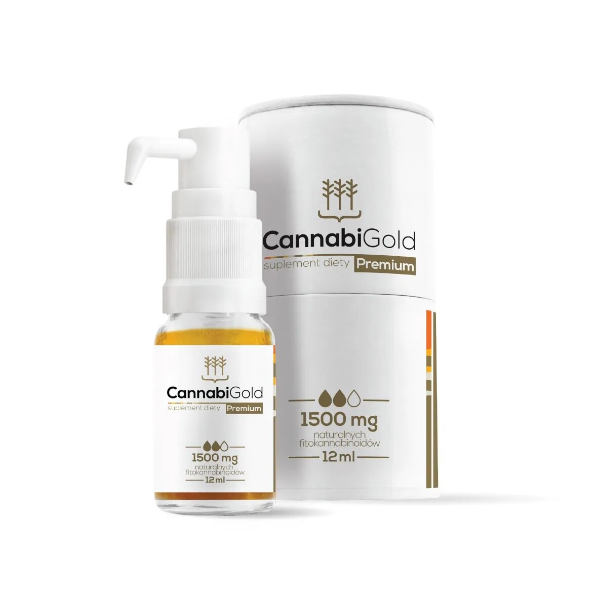 Pure Gold 120ml. 1000mg CBD | Fullspectrum CBD Olie