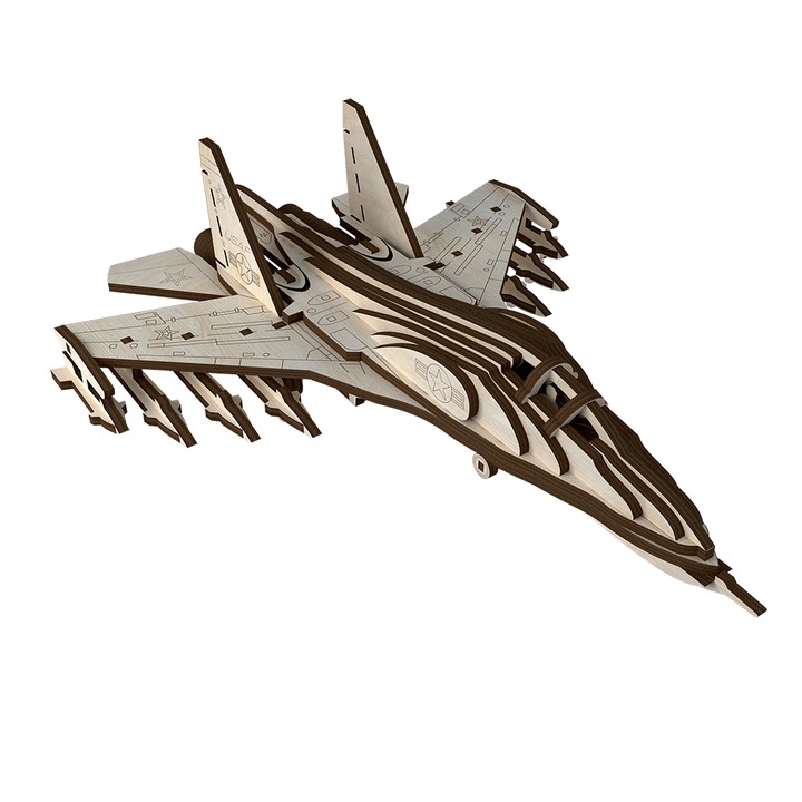 F15 Fighter Plane 3D puzzle, natúr fa, 92 db