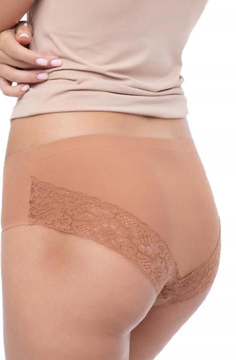 Chiloti dama Cheekie, Julimex, Poliamida/Elastan, Bej, XL