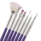 Set nail art/7 buc pensule pentru decorare unghii, CRM, DesignManichiura, violet