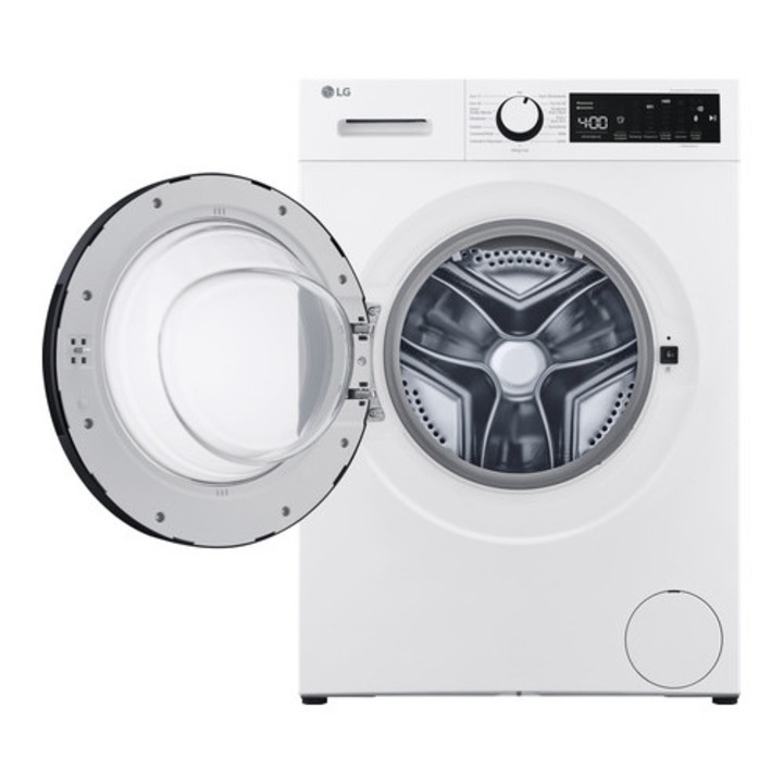 Masina de spalat rufe frontala LG F4WN3098M Capacitate 9 kg, 1400 rpm, alb