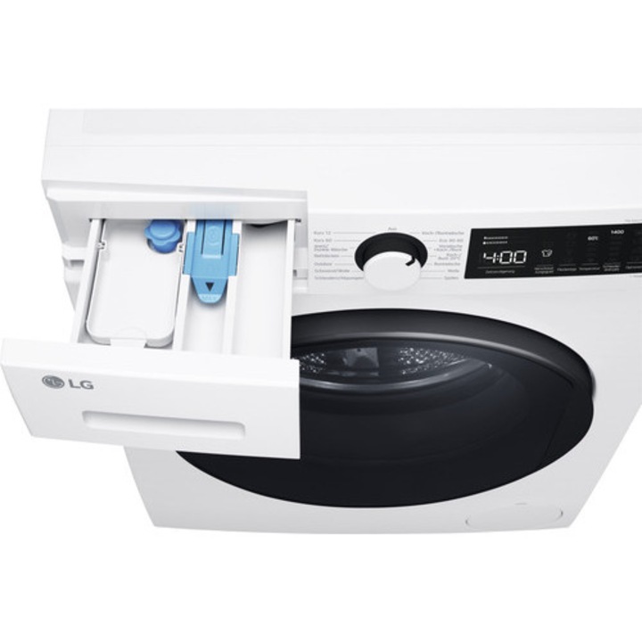Masina de spalat rufe frontala LG F4WN3098M Capacitate 9 kg, 1400 rpm, alb