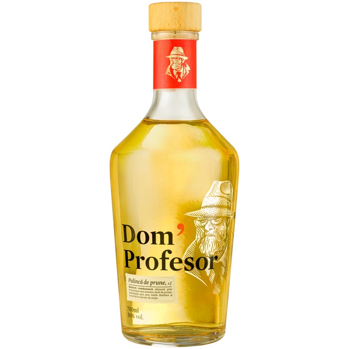 Palinca Gold prune Dom' Profesor, 50%, 0.7l