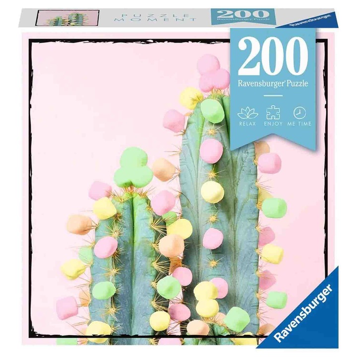 Пъзел Ravensburger Moment - Кактус, 200 части