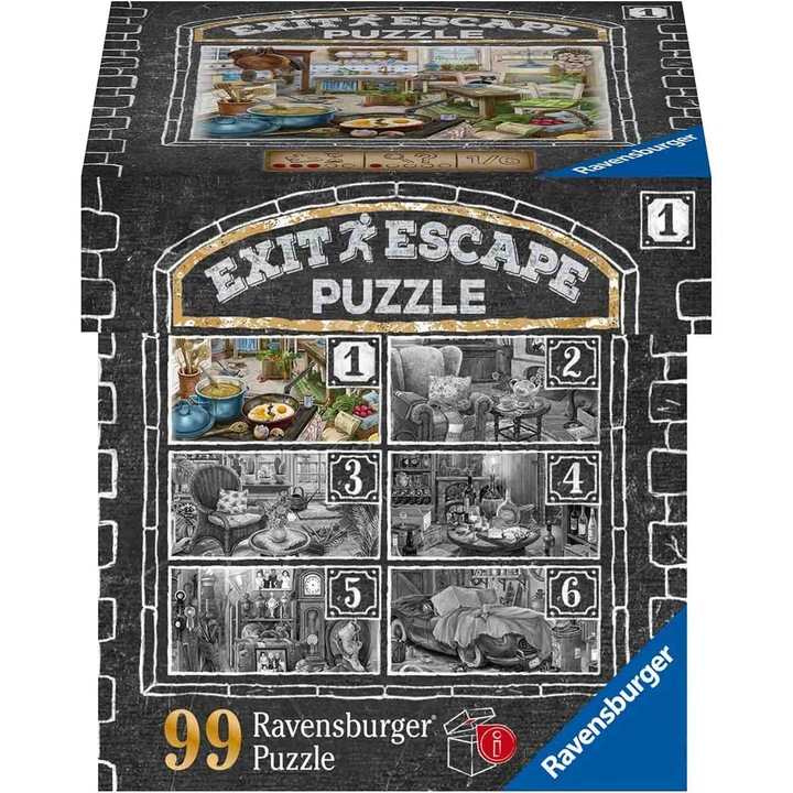 Puzzle Ravensburger Exit - Bucatarie, 99 piese