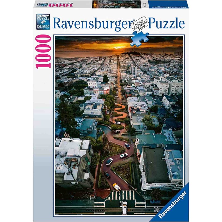 Puzzle Ravensburger - San Francisco, California, 1000 piese