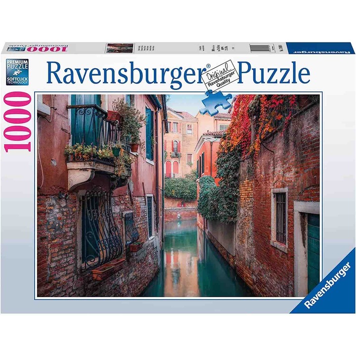 Ravensburger puzzle - Ősz Velencében, 1000 darab