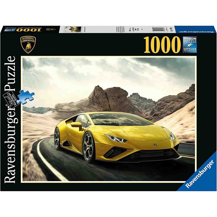 Пъзел Ravensburger - Lamborghini Huracan, 1000 части