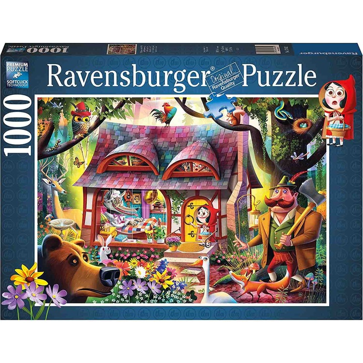 Puzzle Ravensburger, Piroska, 1000 db