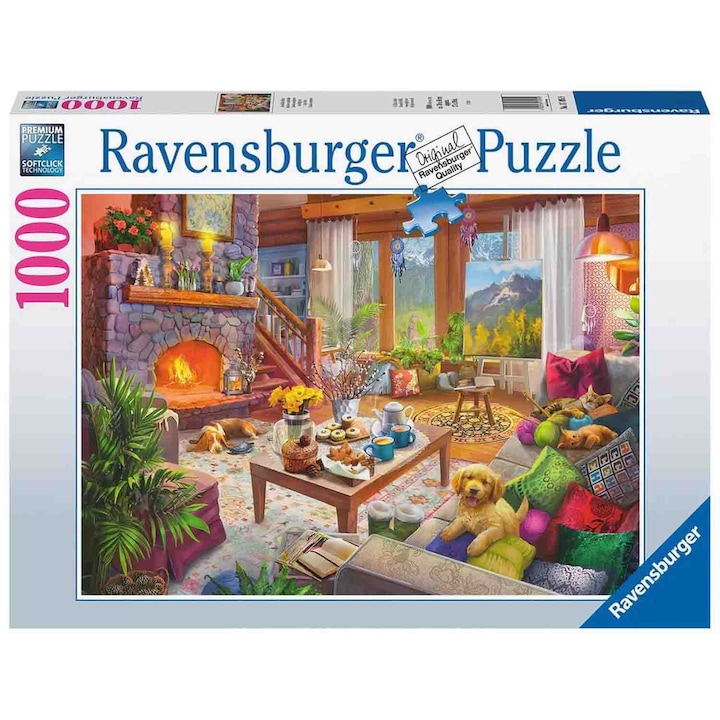 Puzzle Ravensburger - Hangulatos házikó, 1000 db