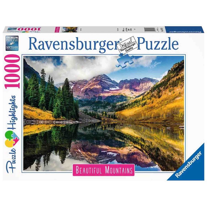 Ravensburger Beautiful Mountains - Aspen Colorado Puzzle, 1000 db