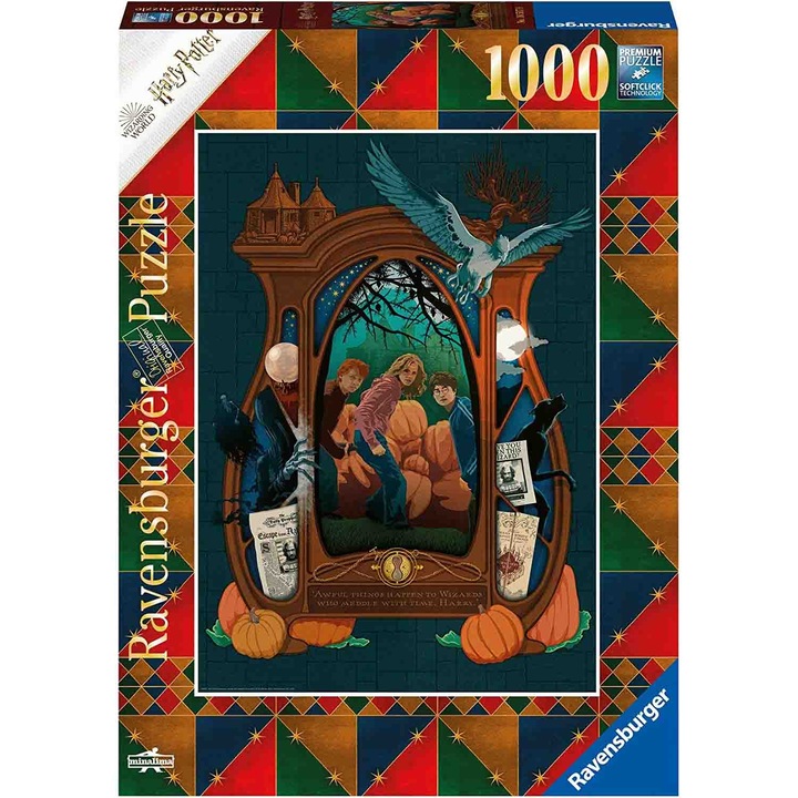 Пъзел Ravensburger - Хари Потър и затворникът от Азкабан, 1000 части
