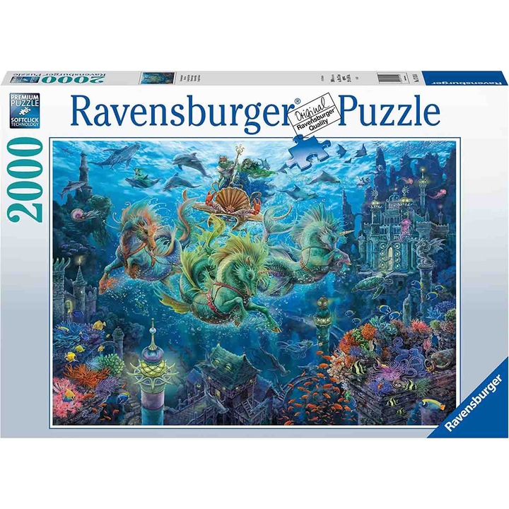 Пъзел Ravensburger - Подводният свят, 2000 части