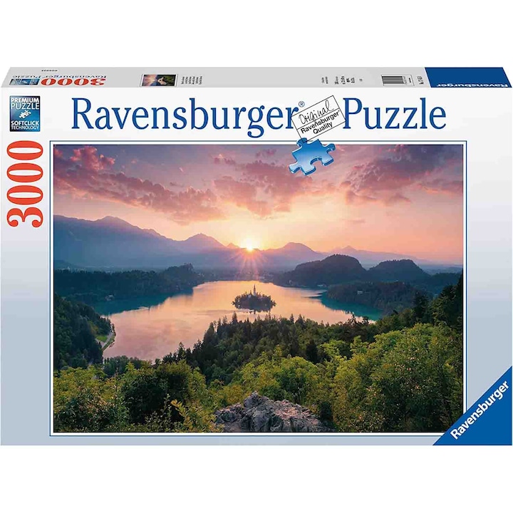 Ravensburger puzzle - Bledi-tó, Szlovénia, 3000 darab