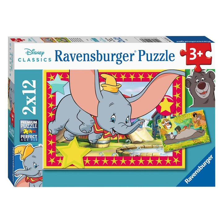 Пъзел Ravensburger - Disney characters, 2x12 части