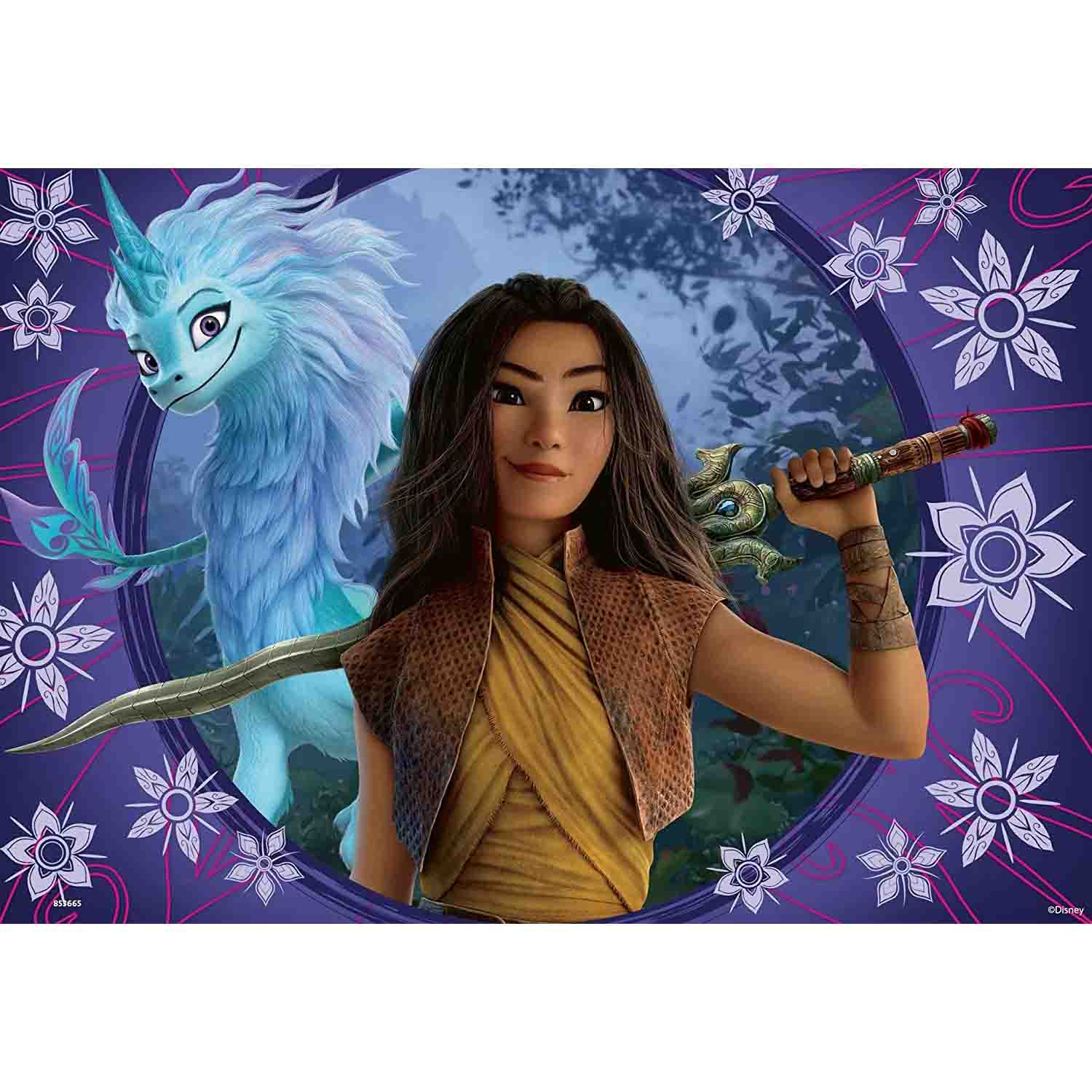 Puzzle Ravensburger - Disney Raya si ultimul dragon, 2x24 piese - eMAG.ro