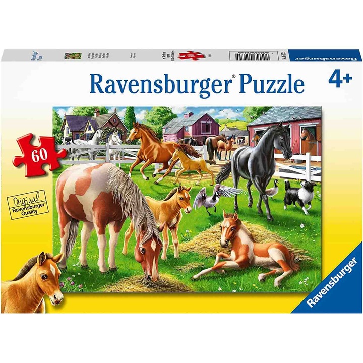 Ravensburger Puzzle - Lovak, 60 db