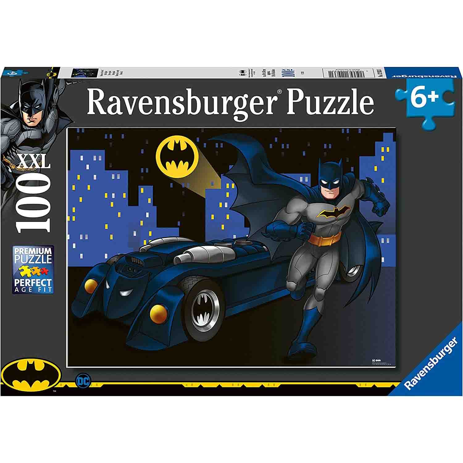 Puzzle Ravensburger - Batman, cu batsignal, 100 piese