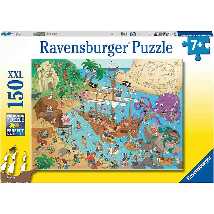 Puzzle Ravensburger - Kalózsziget, 150 db