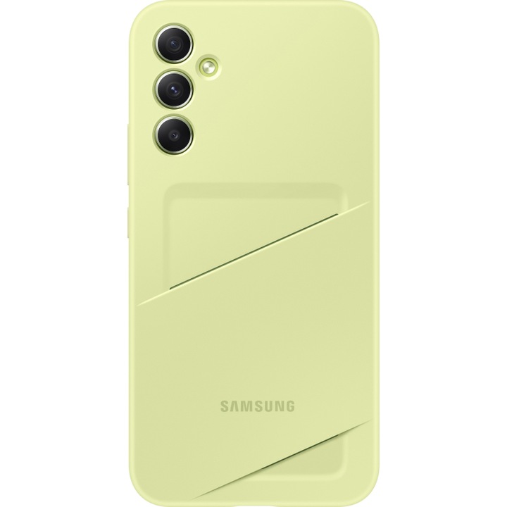 Предпазен калъф Samsung Card Slot Case за Galaxy A34, Lime
