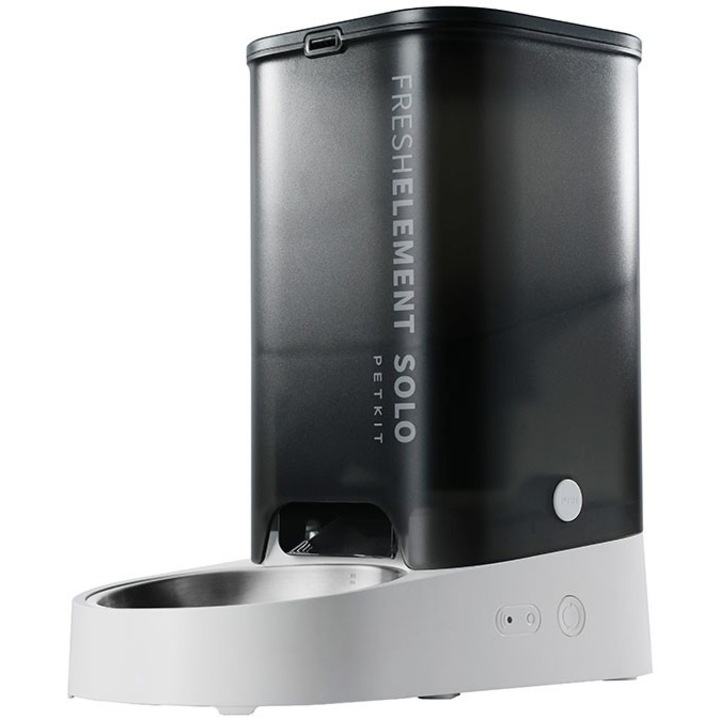 Автоматична хранилка за котки PETKIT, Smart, Тъмн осив, 31.6 x 29.6 x 16.7 cm