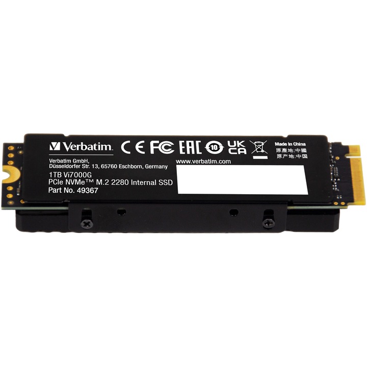 Solid State Drive (SSD) Verbatim Vi7000G, 1TB, PCIe Gen.4 NVMe, M.2