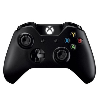 Controller wireless Microsoft pentru XBox One + Cablu, Negru Controller wireless Microsoft pentru XBox One + Cablu, Negru