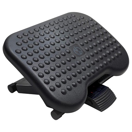 Suport picioare birou, inaltime si inclinare reglabile, negru, 46x35x11cm, e-Store