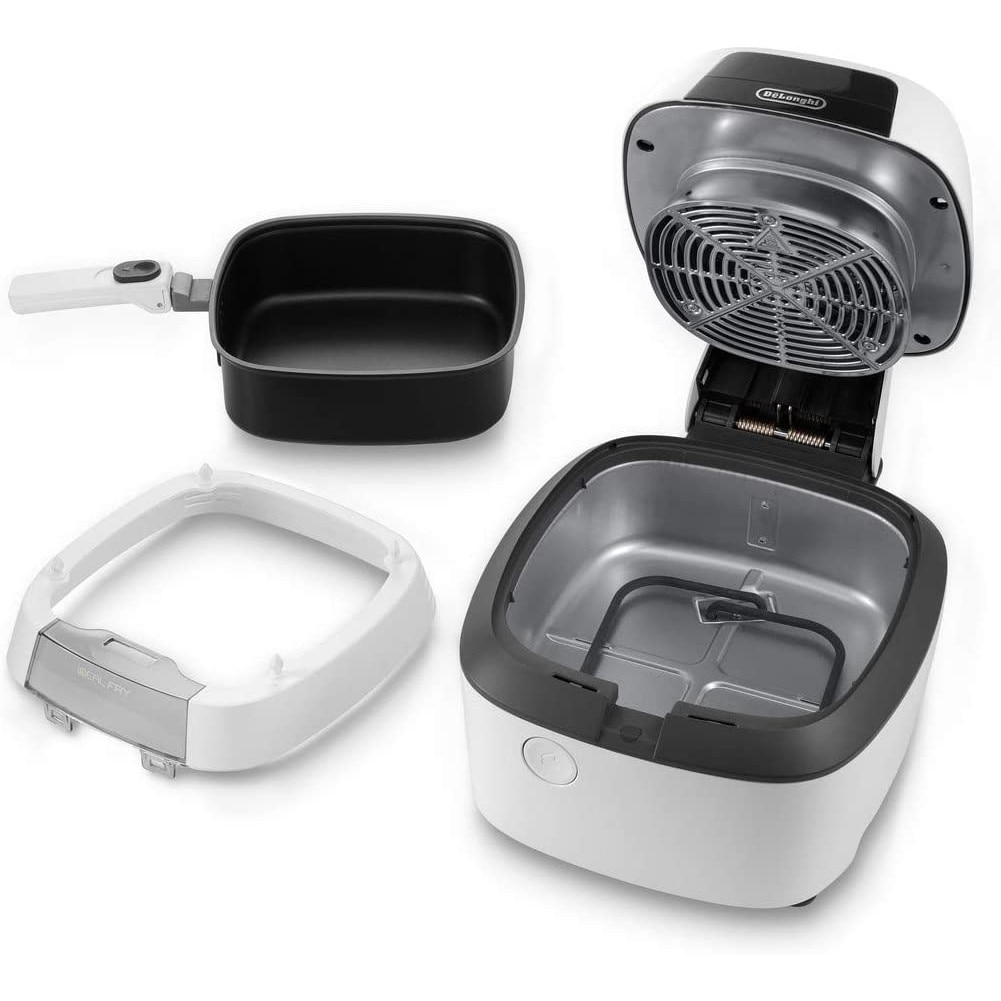 Air Fryer Blanc De'Longhi IDEALFRY Friteuse Air Chaud - 1400W Air Fryer Blanc De'Longhi IDEALFRY Friteuse Air Chaud - 1400W