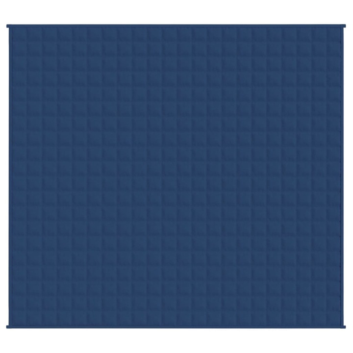 Одеяло vidaXL, Синьо, 220x230 см, 15 кг, Плат