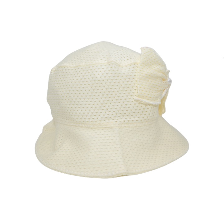 Шапка за момиче Gracek PGR-10-52, Cream 52 CM Standard