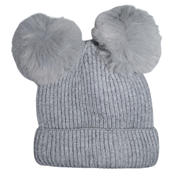 Caciula captusita pentru copii Il Girasole GL- 56739-54, Gri 88156