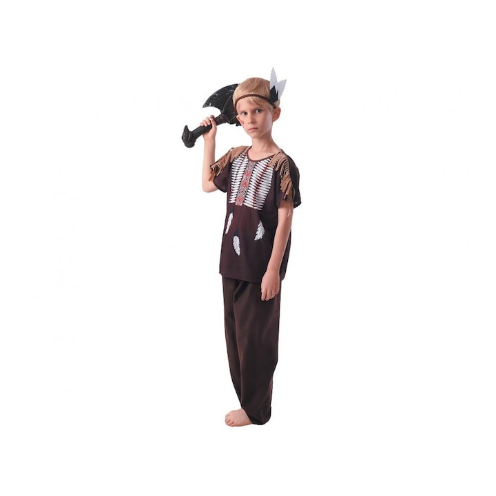 Costum carnaval indian pentru copii 6-8 ani 120-130 cm