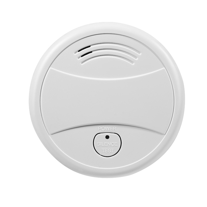 Senzor de fum ELTRIXI smart WiFi, pentru casa, spatii comerciale, birou, compatibil cu aplicatiile TuyaSmart si SmartLife
