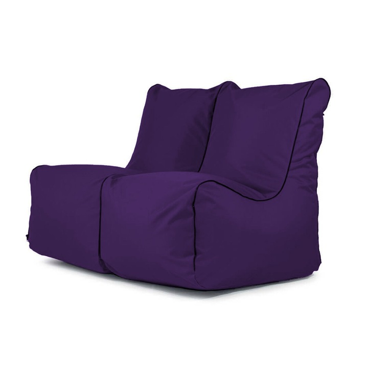 Fotoliu Osho ZIP pachet 2 buc, atasare prin fermoar, impermeabil, cu maner, dehusabil, Dirtproof, interior/exterior, culoare mov