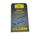 USB type C адаптер, USB 3.2 gen.1 интерфейс, мултифункционален, Cablexpert 12144, HDMI 4K порт, HUB 3 x USB, сив