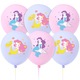 Комплект балони и украса за рожден ден EZGETOP, за деца, Русалка, 44 части, лилаво