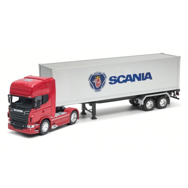 Камион Scania, V8 R730, Welly, Метал/Пластмаса, 1:32, Многоцветен